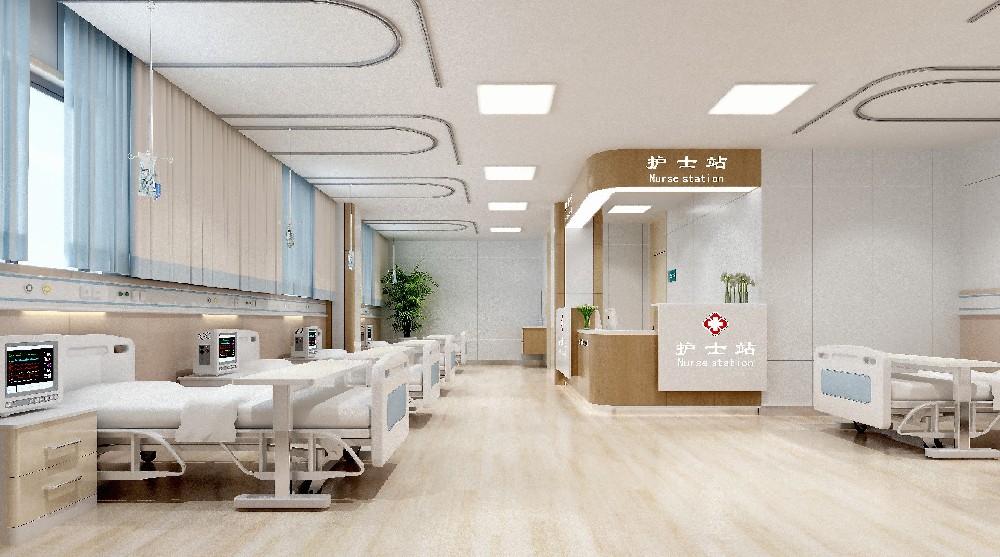 3D醫院病房場景